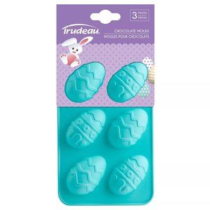 Easter Egg Silicone Candy Mold, 3-count